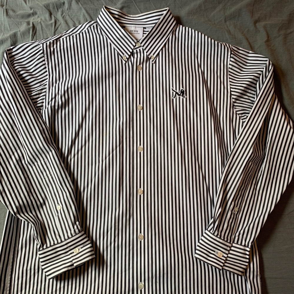 Calvin Klein Jeans Est 1978 Striped Poplin Shirt